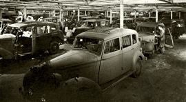 1944 Humber Pullman Limousines on the production line